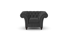 Load image into Gallery viewer, Milano Chesterfield Club Ash Tuscan Linen handmade