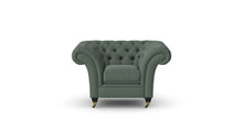 Load image into Gallery viewer, Milano Chesterfield Club Cloud Tuscan Linen handmade
