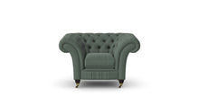 Load image into Gallery viewer, Milano Chesterfield Club Cloud Tuscan Linen handmade