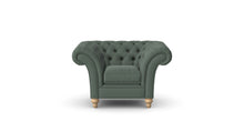 Load image into Gallery viewer, Milano Chesterfield Club Cloud Tuscan Linen handmade
