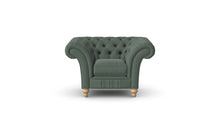 Load image into Gallery viewer, Milano Chesterfield Club Cloud Tuscan Linen handmade