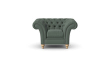 Load image into Gallery viewer, Milano Chesterfield Club Cloud Tuscan Linen handmade