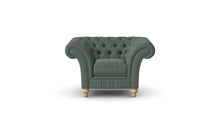Load image into Gallery viewer, Milano Chesterfield Club Cloud Tuscan Linen handmade