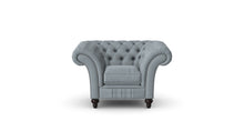 Load image into Gallery viewer, Milano Chesterfield Club Dove Tuscan Linen handmade