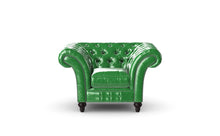 Load image into Gallery viewer, Milano Chesterfield Club Amazon Lustro Leather handmade
