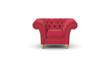 Load image into Gallery viewer, Milano Chesterfield Club Boysenberry Boutique Velvet handmade