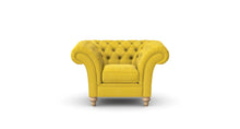 Load image into Gallery viewer, Milano Chesterfield Club Lemon Boutique Velvet handmade