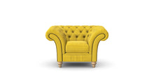 Load image into Gallery viewer, Milano Chesterfield Club Lemon Boutique Velvet handmade