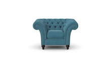 Load image into Gallery viewer, Milano Chesterfield Club Teal Boutique Velvet handmade