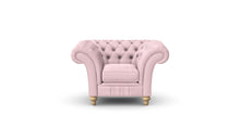 Load image into Gallery viewer, Milano Chesterfield Club Pink Boutique Velvet handmade