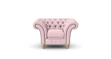 Load image into Gallery viewer, Milano Chesterfield Club Pink Boutique Velvet handmade