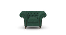 Load image into Gallery viewer, Milano Chesterfield Club Mallard Boutique Velvet handmade