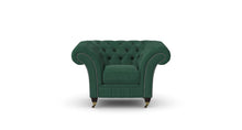 Load image into Gallery viewer, Milano Chesterfield Club Mallard Boutique Velvet handmade