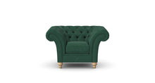 Load image into Gallery viewer, Milano Chesterfield Club Mallard Boutique Velvet handmade
