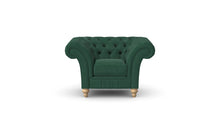 Load image into Gallery viewer, Milano Chesterfield Club Mallard Boutique Velvet handmade