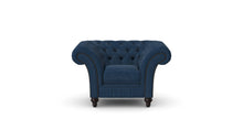 Load image into Gallery viewer, Milano Chesterfield Club Cobalt Boutique Velvet handmade
