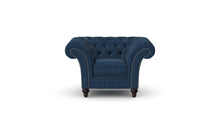 Load image into Gallery viewer, Milano Chesterfield Club Cobalt Boutique Velvet handmade