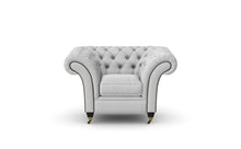 Load image into Gallery viewer, Milano Chesterfield Club Silver Boutique Velvet handmade