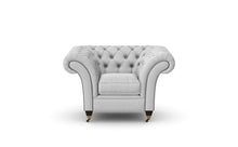 Load image into Gallery viewer, Milano Chesterfield Club Silver Boutique Velvet handmade