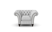 Load image into Gallery viewer, Milano Chesterfield Club Silver Boutique Velvet handmade