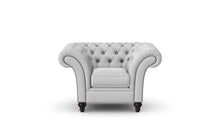 Load image into Gallery viewer, Milano Chesterfield Club Silver Boutique Velvet handmade