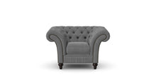 Load image into Gallery viewer, Milano Chesterfield Club Grey Boutique Velvet handmade
