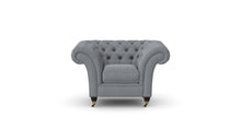 Load image into Gallery viewer, Milano Chesterfield Club Platinum Boutique Velvet handmade