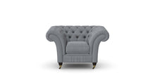 Load image into Gallery viewer, Milano Chesterfield Club Platinum Boutique Velvet handmade