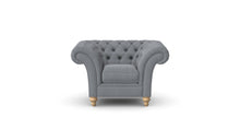 Load image into Gallery viewer, Milano Chesterfield Club Platinum Boutique Velvet handmade