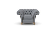Load image into Gallery viewer, Milano Chesterfield Club Platinum Boutique Velvet handmade