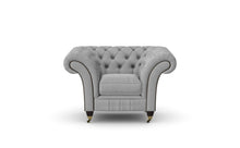 Load image into Gallery viewer, Milano Chesterfield Club Steel Boutique Velvet handmade