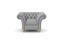 Load image into Gallery viewer, Milano Chesterfield Club Steel Boutique Velvet handmade