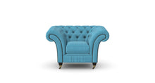Load image into Gallery viewer, Milano Chesterfield Club Sky Boutique Velvet handmade