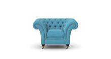 Load image into Gallery viewer, Milano Chesterfield Club Sky Boutique Velvet handmade