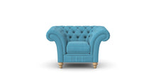 Load image into Gallery viewer, Milano Chesterfield Club Sky Boutique Velvet handmade