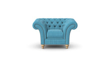 Load image into Gallery viewer, Milano Chesterfield Club Sky Boutique Velvet handmade