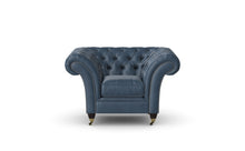 Load image into Gallery viewer, Milano Chesterfield Club Ocean Old English Leather handmade