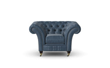 Load image into Gallery viewer, Milano Chesterfield Club Ocean Old English Leather handmade