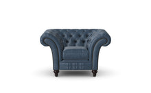 Load image into Gallery viewer, Milano Chesterfield Club Ocean Old English Leather handmade
