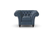 Load image into Gallery viewer, Milano Chesterfield Club Ocean Old English Leather handmade