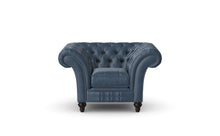 Load image into Gallery viewer, Milano Chesterfield Club Ocean Old English Leather handmade