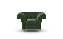 Load image into Gallery viewer, Milano Chesterfield Club Verde Heritage Leather handmade