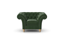 Load image into Gallery viewer, Milano Chesterfield Club Verde Heritage Leather handmade