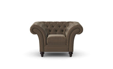 Load image into Gallery viewer, Milano Chesterfield Club Walnut Heritage Leather handmade