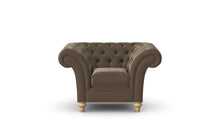 Load image into Gallery viewer, Milano Chesterfield Club Walnut Heritage Leather handmade