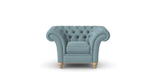 Load image into Gallery viewer, Milano Chesterfield Club Duck Egg Dakota handmade