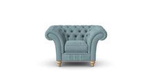 Load image into Gallery viewer, Milano Chesterfield Club Duck Egg Dakota handmade