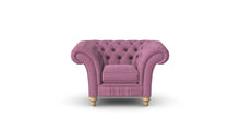Load image into Gallery viewer, Milano Chesterfield Club Heather Dakota handmade