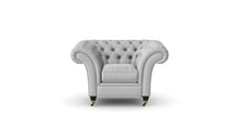 Load image into Gallery viewer, Milano Chesterfield Club Silver Dakota handmade