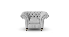 Load image into Gallery viewer, Milano Chesterfield Club Silver Dakota handmade